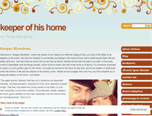 Tablet Screenshot of keeperministries.com